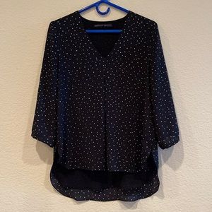 White House Black Market tapered Blouse